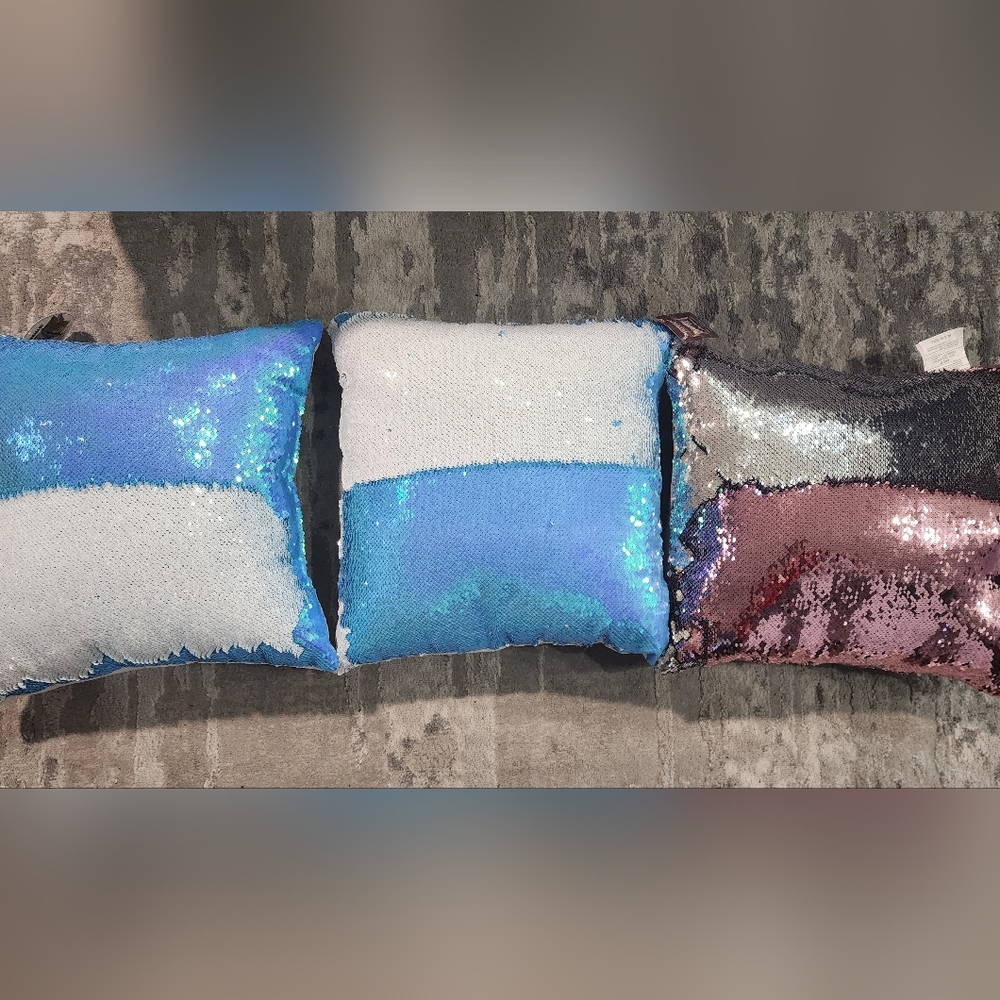 17x17 shimmer pillows as seen on tv!